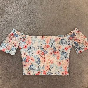 HOLLISTER off the shoulder top